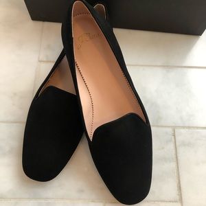 Brand New J Crew Black Loafer Flats